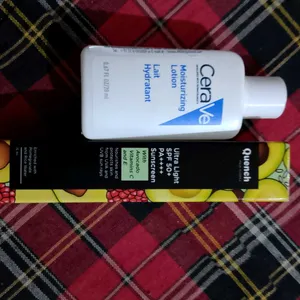 Quench Sunscreen (15ml)+Cerave Moisturizer (20ml)