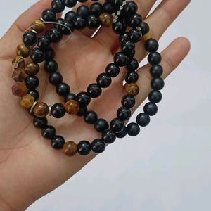 Set Of 3 Semi-precious Bracelet For Men