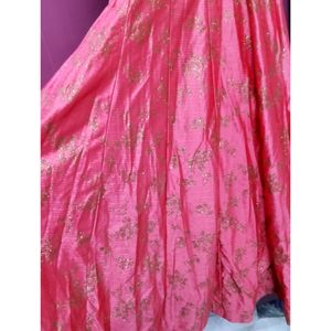 Heavy Pink Ethnic Gown