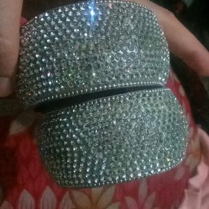 White Diamond Bangles