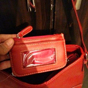 Pure Leather Hand Bag ( Brand New)