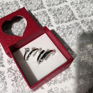 Couple Love Rings Set For Valentine's Day Gift 🎁❤