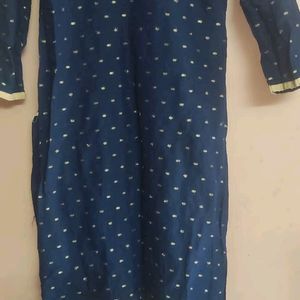 Navy Blue Kurta Used Good Condition