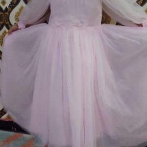 Girls Party (festive) Dress Colour Baby Pink