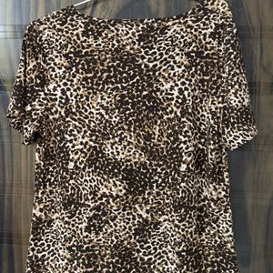 Tiger Print Top