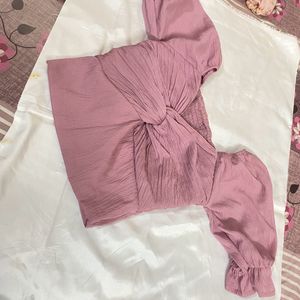 Square Neck Crop Top For Women