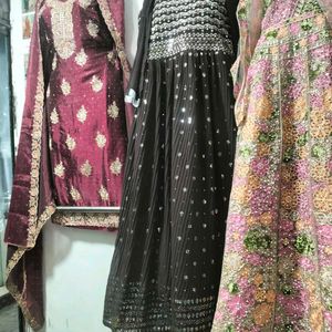 New Standard Pakistani Gown Dress Inpoted Dres