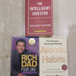 Atomic Habits + Rich Dad + Intelligent Investors