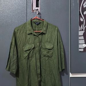 Harvard Women Shirt Olive Green