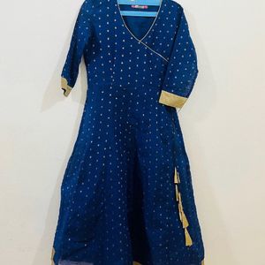 Price Drop…Beautiful Blue Anarkali Kurti