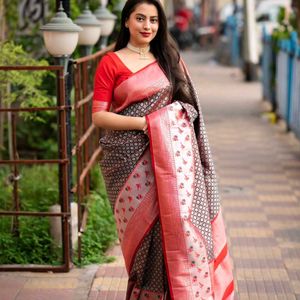 Soft Silk Woven Saree