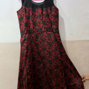 Ethenic Gown Blood Red