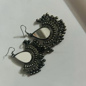 Silver Jhumkies