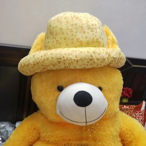 6 Feet Teddy Bear In Yellow Colour