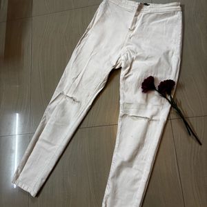 White Denim Jeans