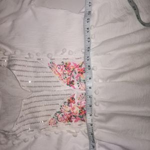 Fairy White Chiffon Top