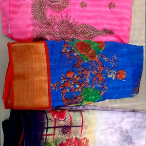 Combo Of 3 Sarees In Biggest Deal