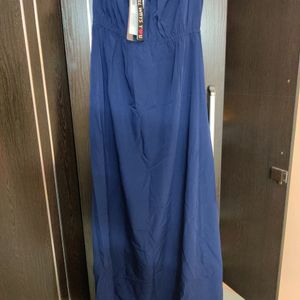 Tube Dress With Side Lower Slit
