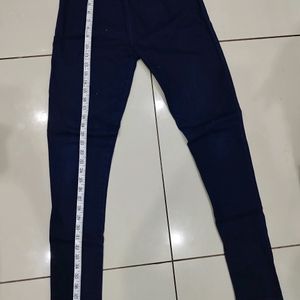 Navy Blue Denim Jeggings