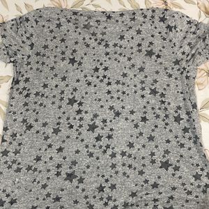 Gray T-shirt Of Vero Moda