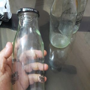 Empty Milkshake Bottles