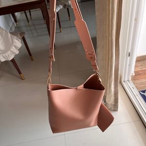 Miniso peach tote Bag