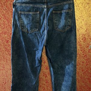 Blue Double Button Tokyo Talkies Jeans 30/m Size