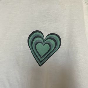 Crop Top With Heart Detail