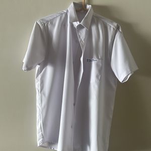 Brand New White Shirt(men & Women)half Sleeves