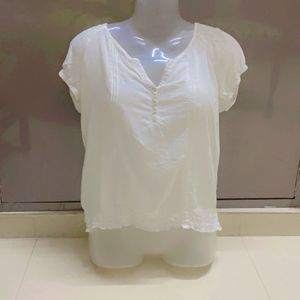 IMPORTED White Tunic Top