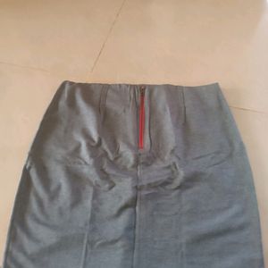 Soft Cotton Grey Skirt