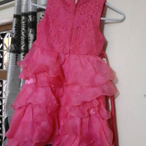 Pink Dress For Girls