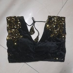 Black Velvet Blouse