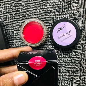 Plum Lipstick N Lip & Cheek Tint Combo