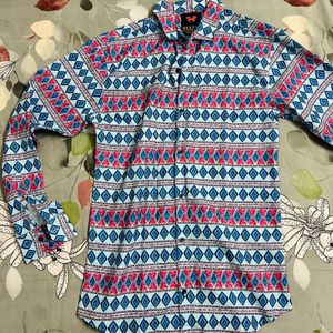 Sanganeri Pattern Shirt