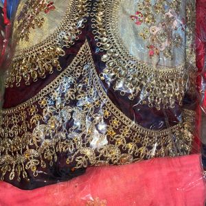 Double shade lehnga