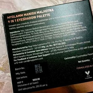 Manish Malhotra (Eyeshadow) Palette