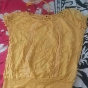 Yellow Light Colour Top Best Quality