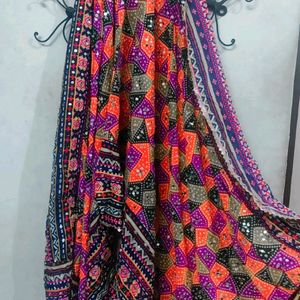 Beautiful Jaipuri Dupatta Mirror Work....