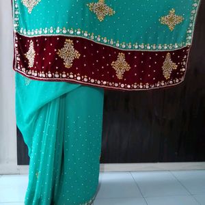 "Discount Offer"Desinger Saree With Blouse