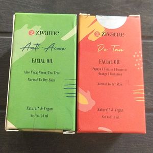 Zivame Facial Oill Natural & Vegan Pack Of 2