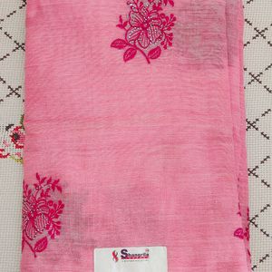 Saree Linen Cotton