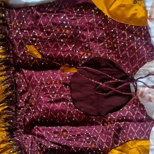 Half Pattu Frock