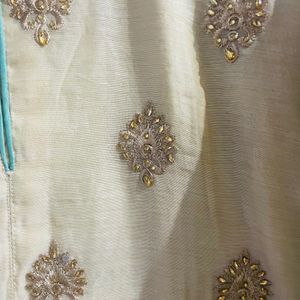 Kurta-Skirt With Banarasi Dupatta Set