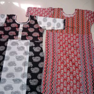 2 Katha Stitch Cotton Kurti