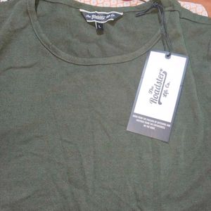 Deep Green Crop Tshirt