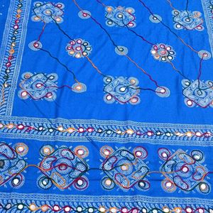 Mirror Worked Cotton Dupatta