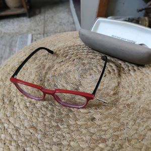 Vincent Chase Red Rectangle Eye Glasses