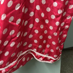 Polka Dots Silk Suit