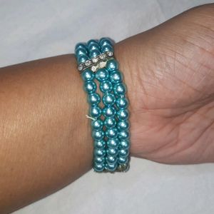 Blue Pearl Bracelet